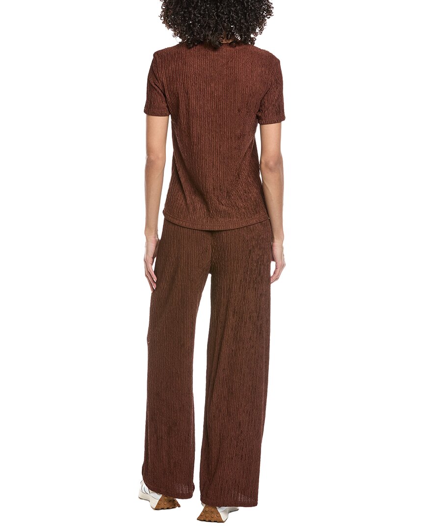 2pc crinkle shirt & pant set