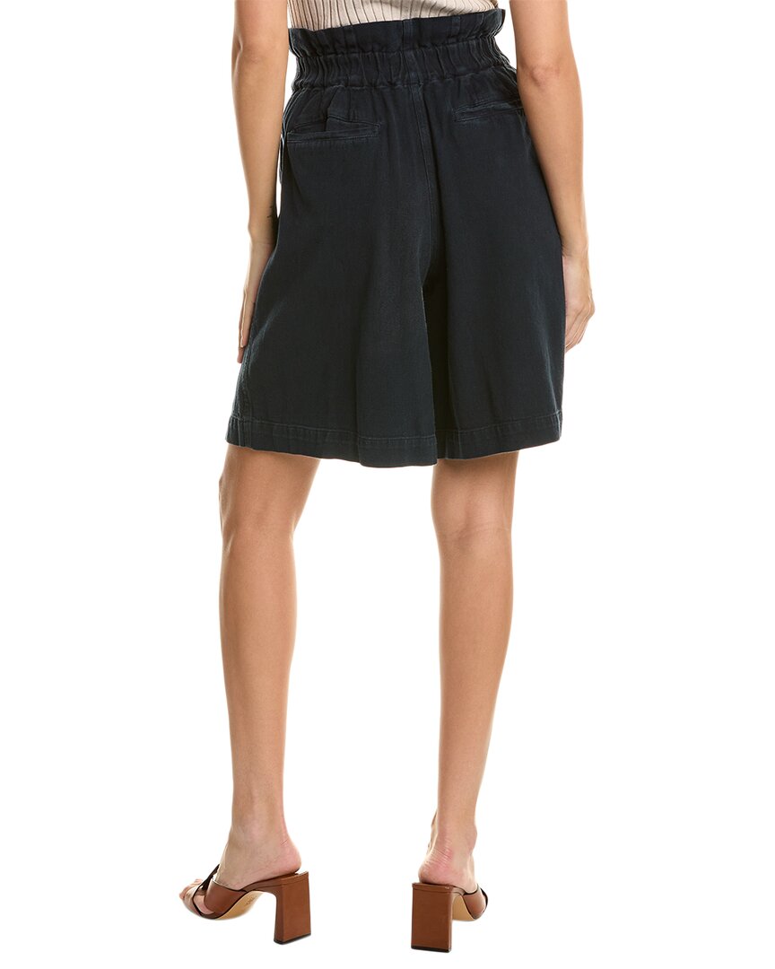 daryl bleached denim mini skirt