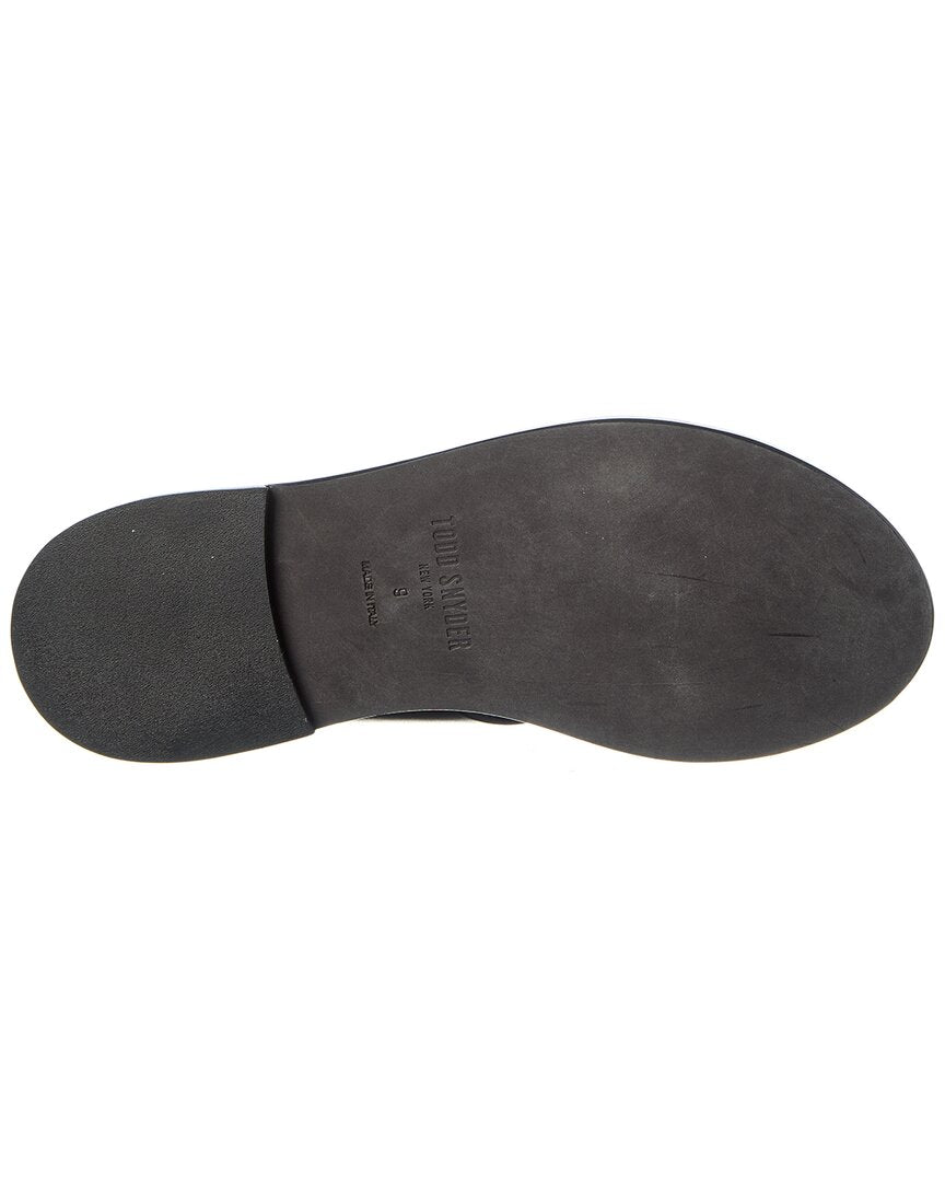 tuscan leather criss cross sandal