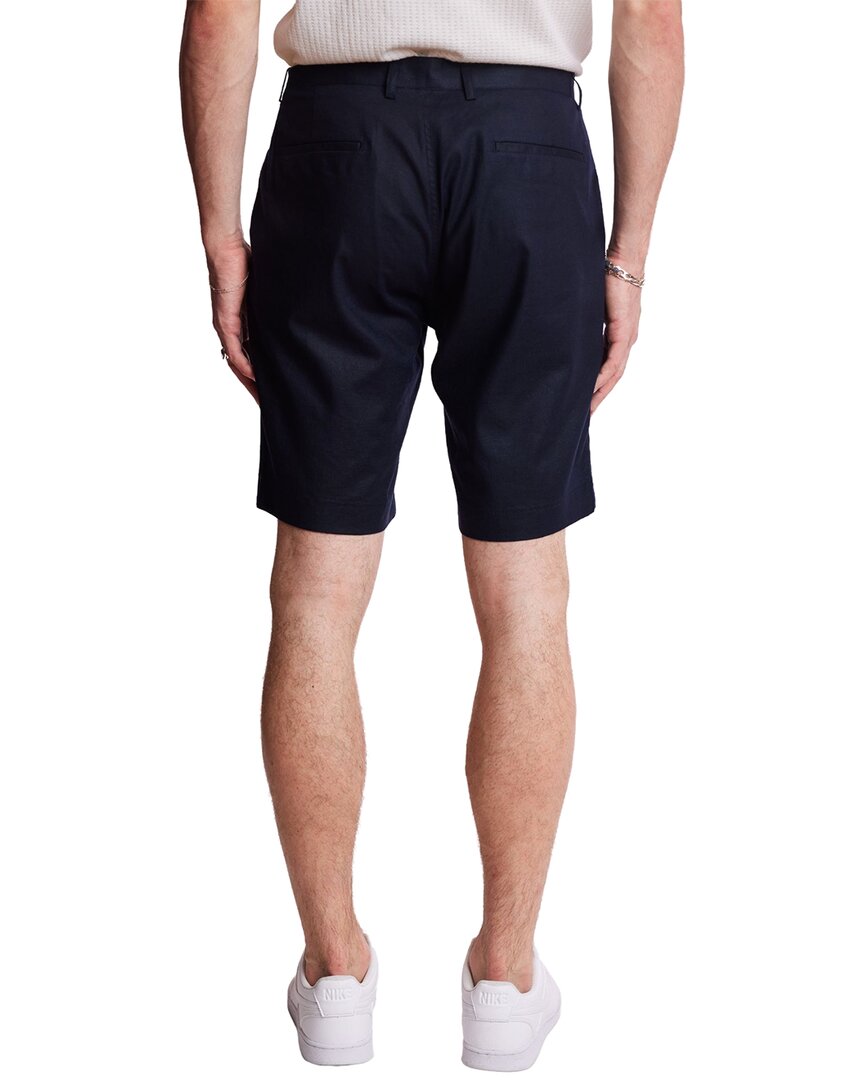felix slim fit linen-blend short