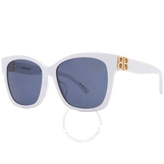 Balenciaga, Blue Square Ladies Sunglasses