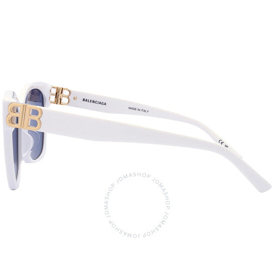 Balenciaga, Blue Square Ladies Sunglasses