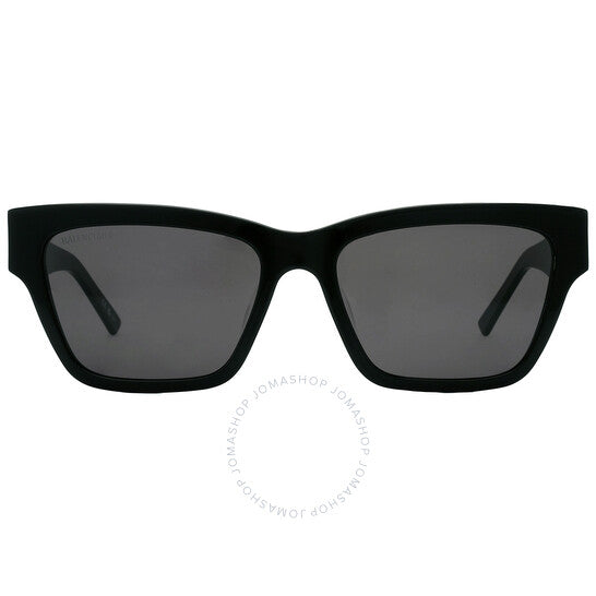 نظارات شمسية نسائية مربعة رمادية من بالنسياغا