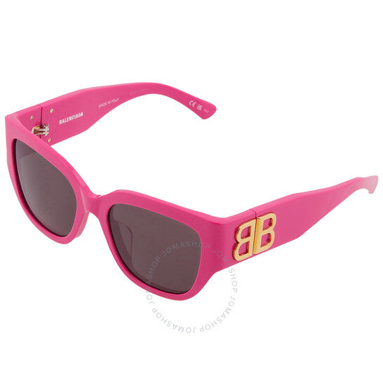 نظارات شمسية نسائية مربعة رمادية من بالنسياغا