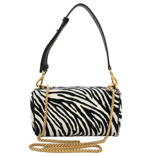 Bally, Emblem Rox Logo Plaque Leather Shoulder Bag