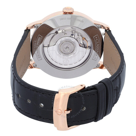 ساعة بوم إي ميرسييه كلاسيما أوتوماتيكية للرجال بمينا فضي