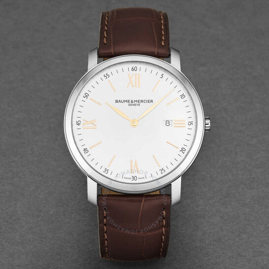 ساعة رجالية من طراز Baume Et Mercier، Classima Quartz Silver Dial