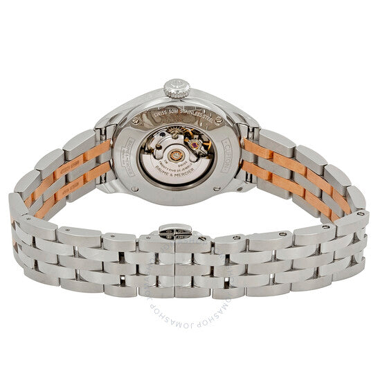 Baume Et Mercier, Clifton Two Tone Automatic Silver Dial Ladies Watch