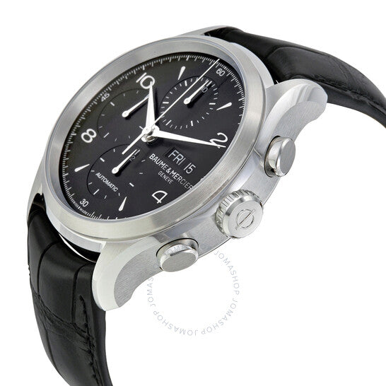 Baume Et Mercier, Clifton Automatic Chronograph Black Dial Men's Watch 10211