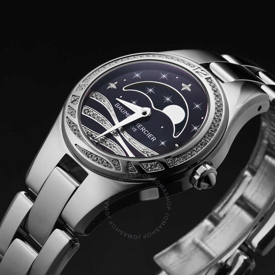 Baume Et Mercier, Linea NightBlue Mother of Pearl Dial Ladies Watch