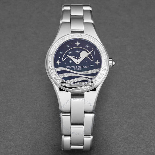 Baume Et Mercier, Linea NightBlue Mother of Pearl Dial Ladies Watch