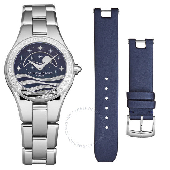 Baume Et Mercier, Linea NightBlue Mother of Pearl Dial Ladies Watch