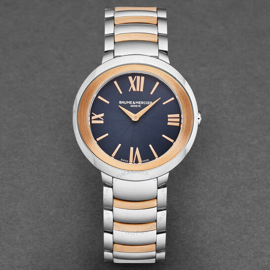 بوم إيه ميرسييه، ساعة بروميس كوارتز بمينا أزرق للسيدات