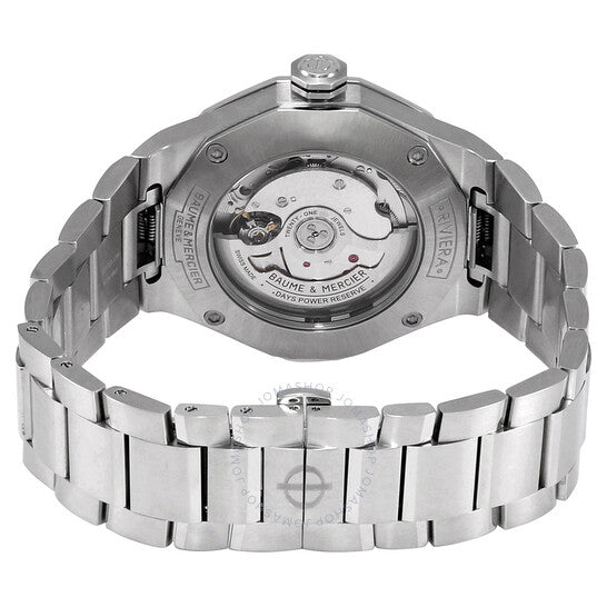 ساعة بوم إي ميرسييه ريفييرا أوتوماتيكية كرونومتر بمينا زرقاء للرجال