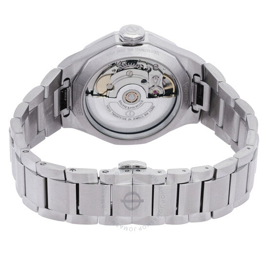 ساعة بوم إي ميرسييه ريفييرا أوتوماتيكية مرصعة بالألماس للسيدات