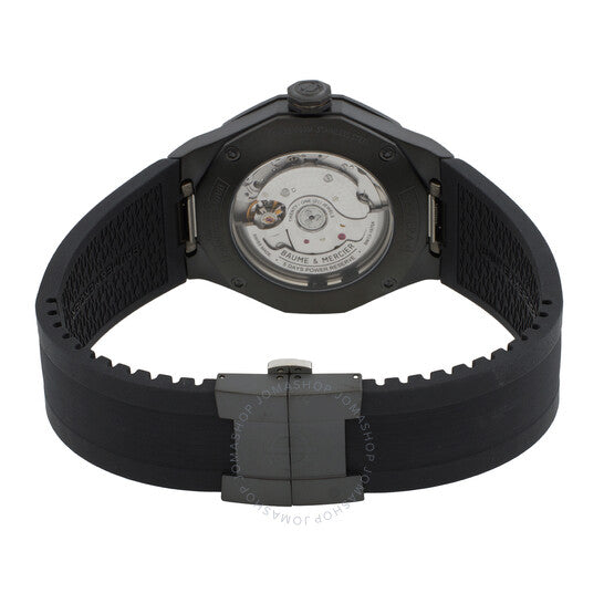 ساعة بوم إي ميرسييه ريفييرا بوماتيك أوتوماتيكية بمينا أسود للرجال