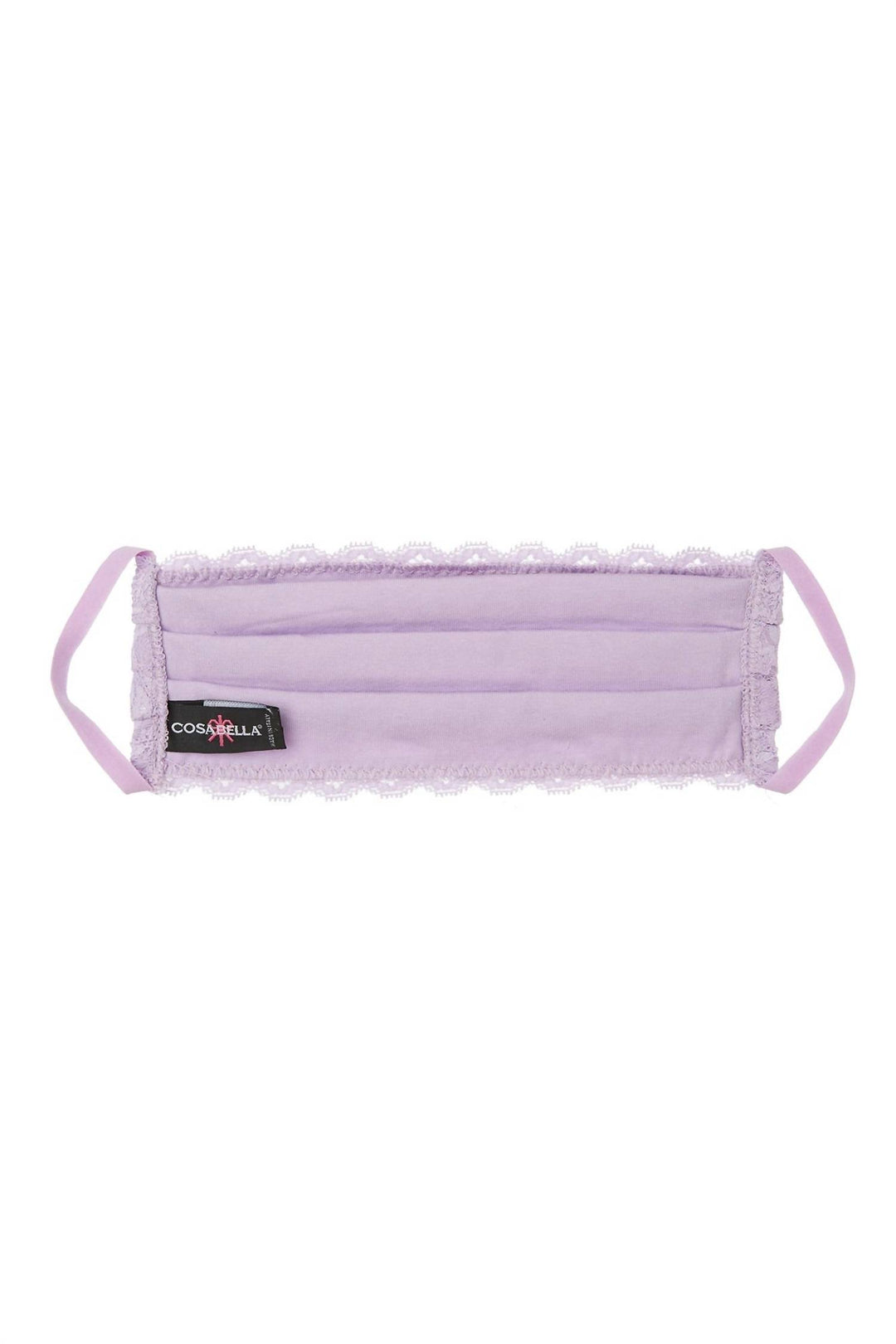 women's never say never pleated face mask in lavender