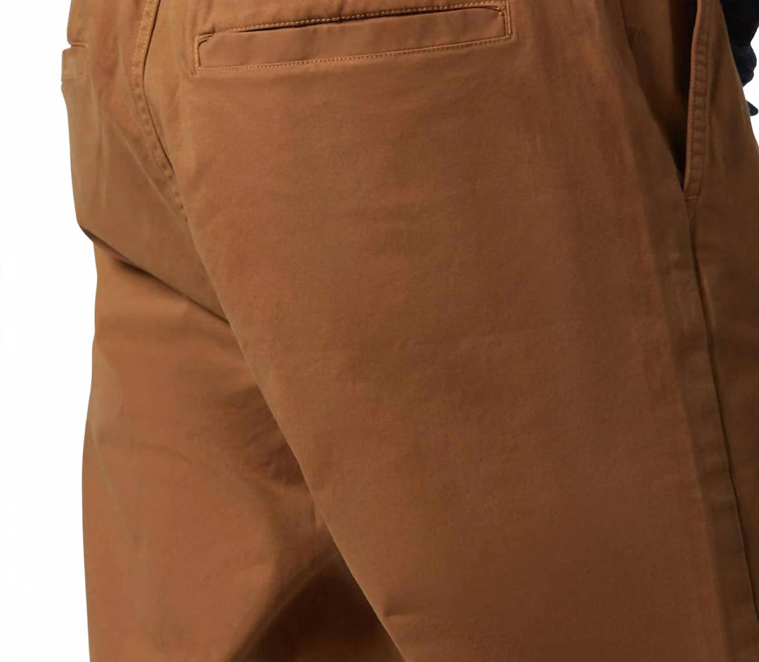 men's broadway elastic pant in brown