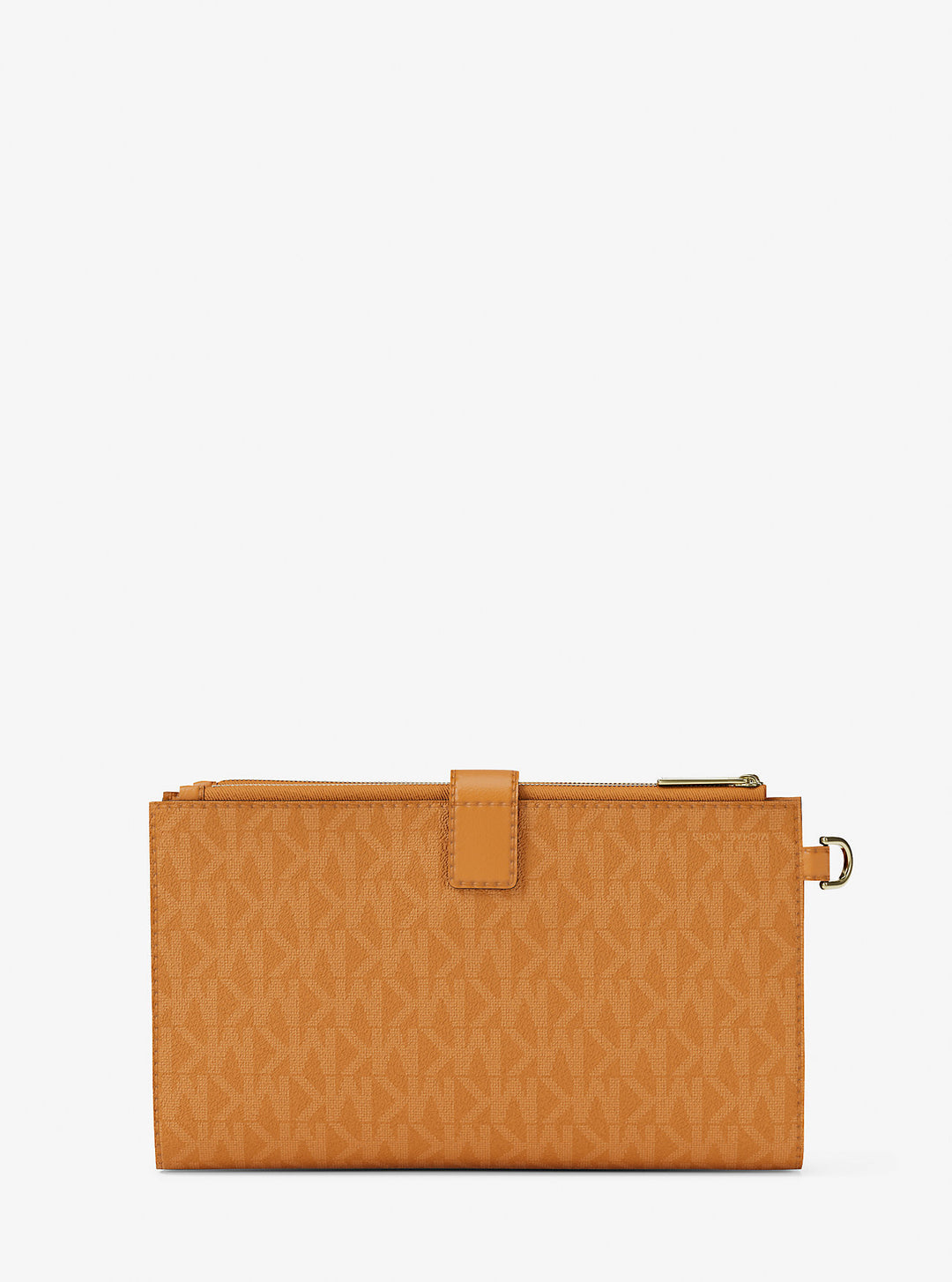 jet set large signature logo wristlet