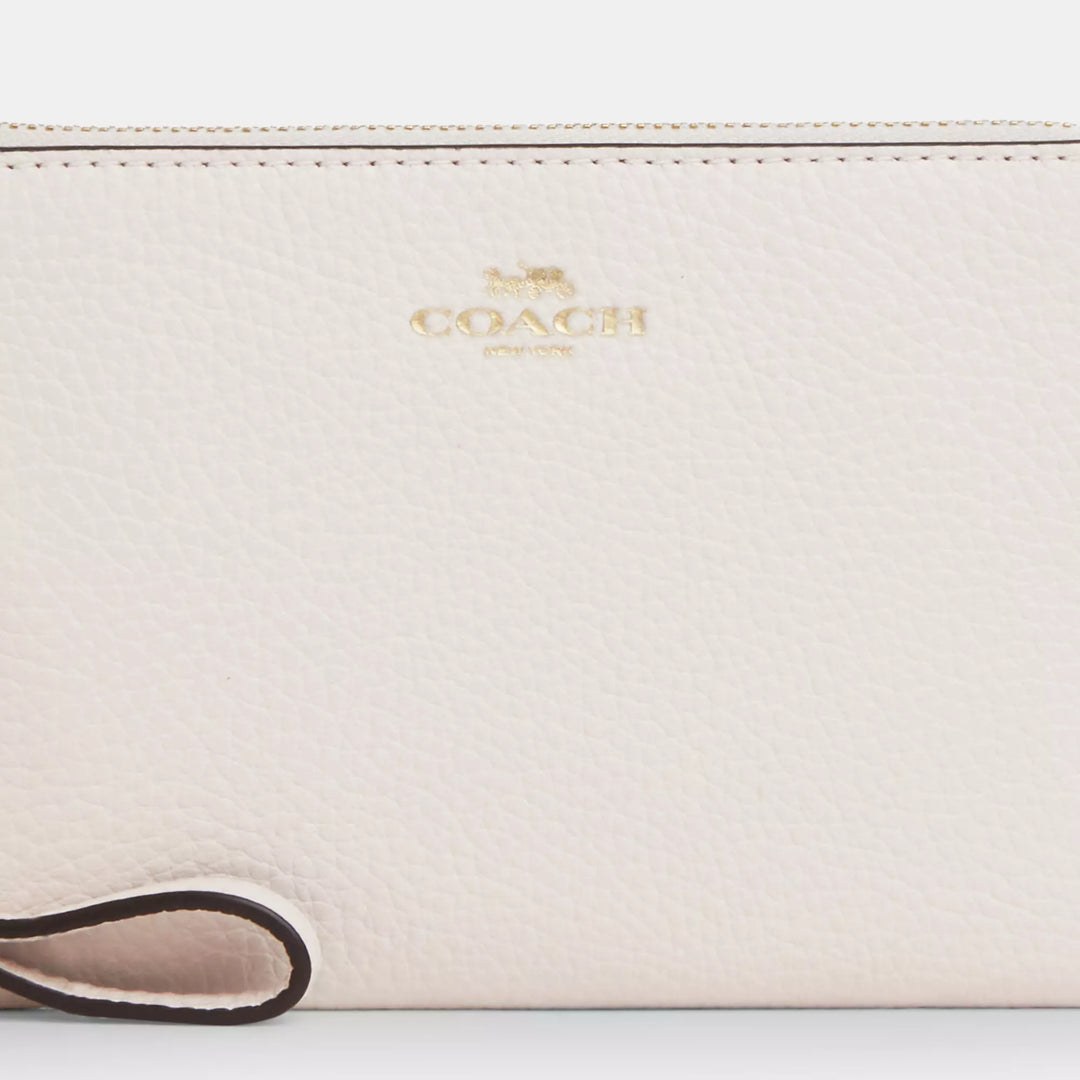 corner zip wristlet