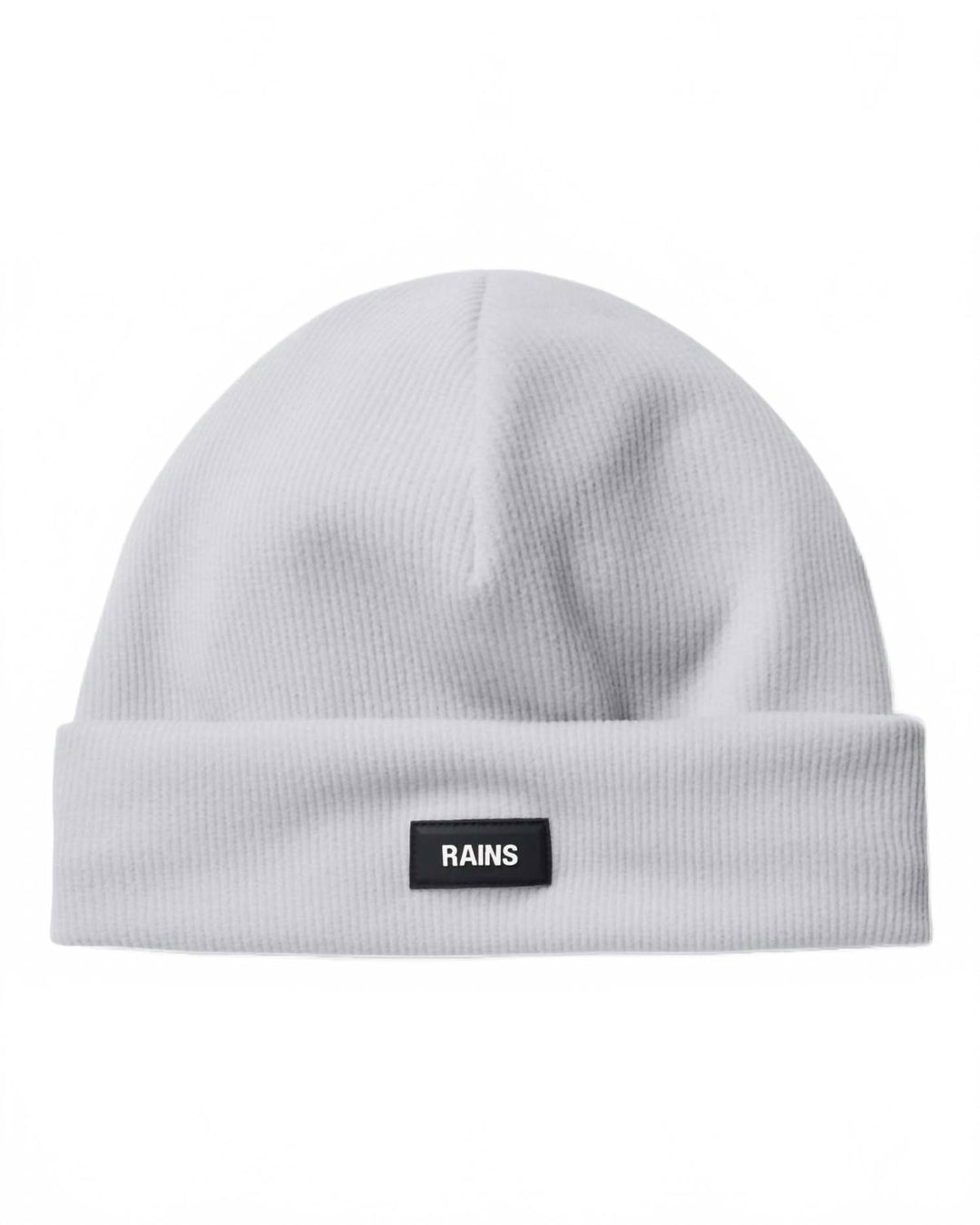men's ribbed fleece beanie in grey