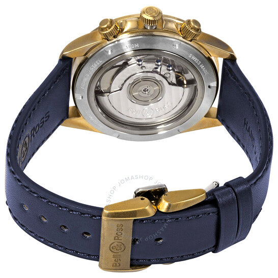 Bell And Ross, Aeronavale Chronograph Automatic Blue Dial Men's Watch