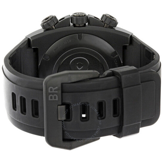 Bell And Ross, Marine Black Dial Chronograph 44MM Men's Watch BR0294-BL-CB