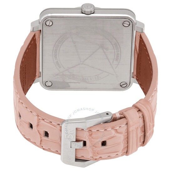 Bell And Ross, Pink Diamond Eagle Quartz Pink Dial Ladies Watch