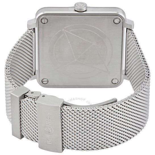 ساعة بيل آند روس كوارتز مرصعة بالألماس للجنسين