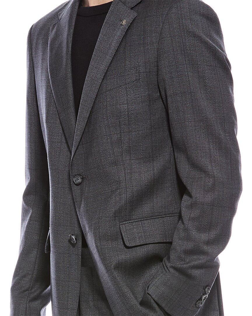 wool-blend modern fit jacket