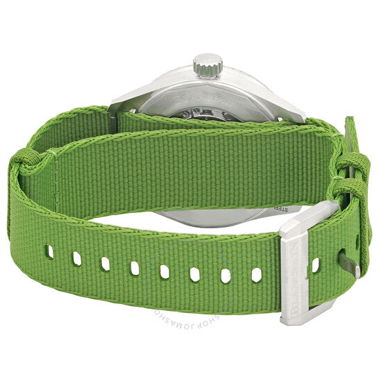 ساعة بلانكبان فيفتي فاذومز باثيسكاف أوتوماتيكية بقرص أبيض