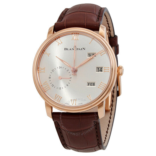 Blancpain, Villeret 18k Rose Gold Automatic Grey Dial Men's Watch