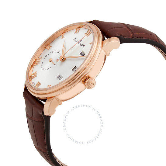Blancpain, Villeret 18k Rose Gold Automatic Grey Dial Men's Watch
