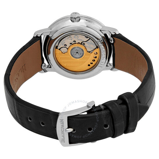 ساعة بلانكبان فيليريت أوتوماتيكية للسيدات بمينا أبيض