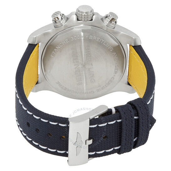 ساعة بريتلينج أفنجر كرونوغراف أوتوماتيكية للرجال بمينا أزرق