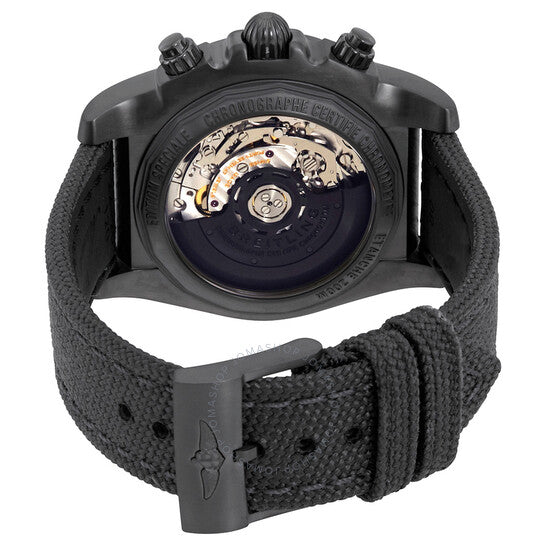 Breitling, Chronomat 44 Black Dial Automatic Men's Watch MB0111C3-BE35GCVT