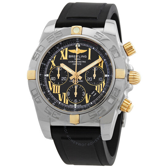 Breitling, Chronomat 44 Chronograph Automatic Black Dial Men's Watch