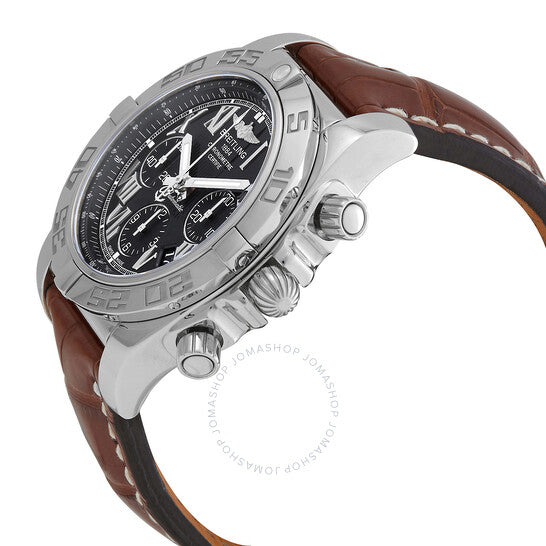 Breitling, Chronomat Chronograph Automatic Chronometer Black Dial Men's Watch
