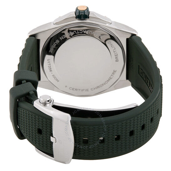 ساعة بريتلينغ كرونومات سوبر أوتوماتيك 38 مم مرصعة بالألماس للسيدات