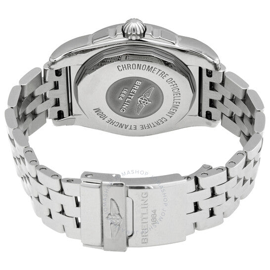 ساعة بريتلينج جالاكتيك 36 كوارتز كرونومتر مرصعة بالألماس للسيدات