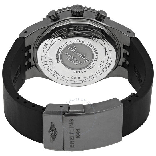 Breitling, Montbrillant 47 Chronograph Automatic Black Dial Men's Watch