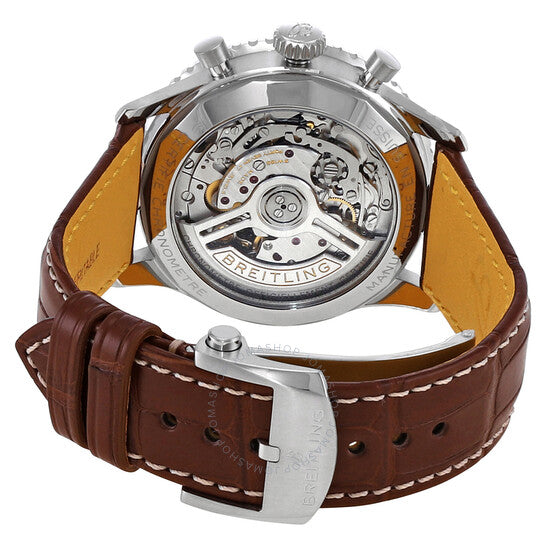 Breitling, Navitime Chronograph Automatic Chronometer Silver Dial Men's Watch