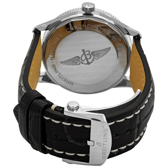 بريتلينج، ساعة نافيتايمر أوتوماتيكية للرجال بمينا أسود