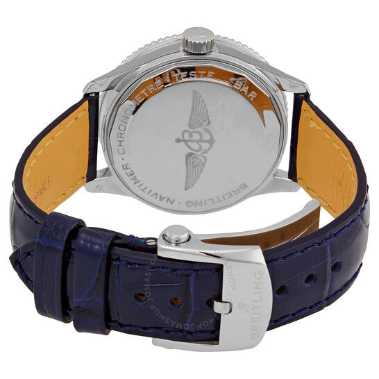 ساعة بريتلينج نافيتايمر أوتوماتيكية كرونومتر بمينا زرقاء للسيدات