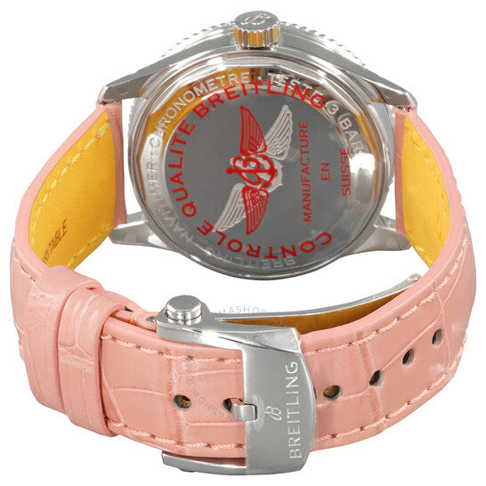 ساعة بريتلينج نافيتايمر أوتوماتيكية كرونومتر مرصعة بالألماس للسيدات