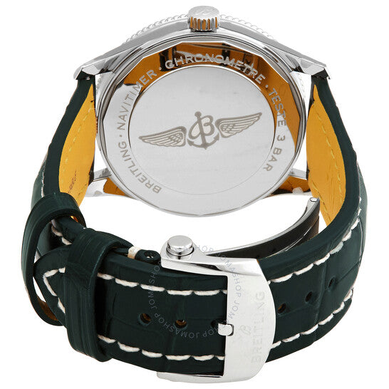 ساعة بريتلينج نافيتايمر أوتوماتيكية كرونومتر بمينا أخضر للرجال