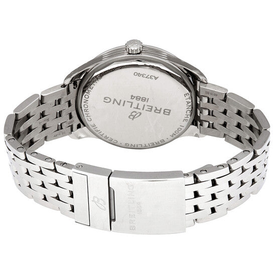 ساعة بريتلينج بريمير أوتوماتيك كرونومتر للرجال بمينا فضي