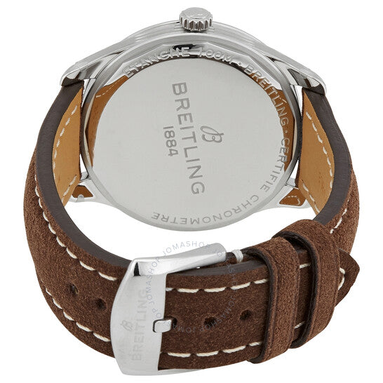 ساعة بريتلينج بريمير أوتوماتيك كرونومتر للرجال بمينا فضي