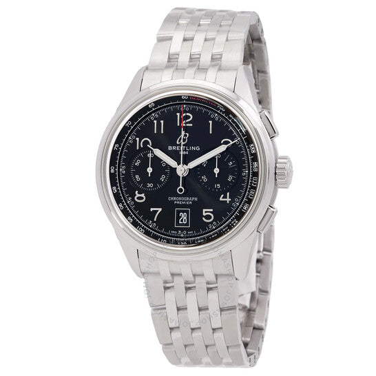 Breitling, Premier B01 Chronograph 42 Automatic Black Dial Men's Watch