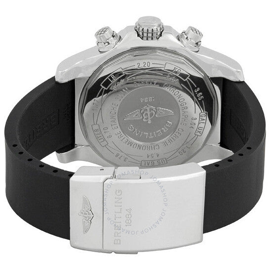Breitling, Super Avenger Black Dial Rubber Strap Men's Watch